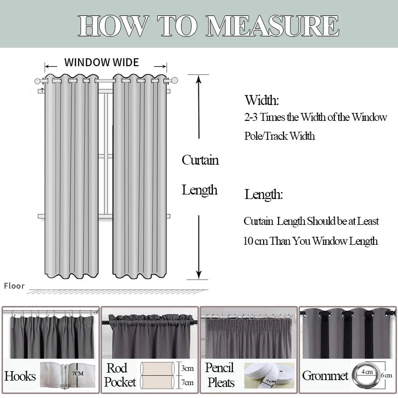 Modern Sheer Tulle Voile Window Curtains